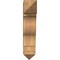Ekena Millwork Funston Arts & Crafts Smooth Bracket, Western Red Cedar, 5 1/2"W x 18"D x 26"H BKT06X18X26FST03SWR - alternate 2